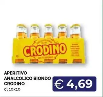 APERITIVO ANALCOLICO BIONDO CRODINO cl 10x10