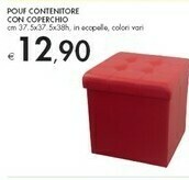 Bennet Pouf Contenitore Con Coperchio offerta