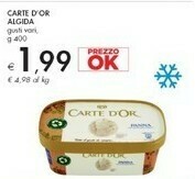 Bennet Algida Carte D'Or Panna 400 G(ml) offerta