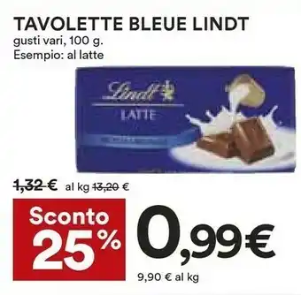 Coop Lindt Cioccolato offerta