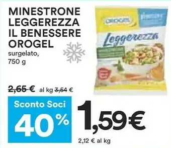 Coop Orogel Minestrone offerta