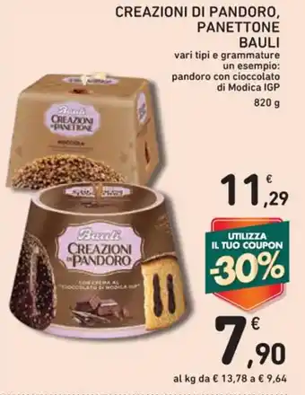 Spazio Conad CREAZIONI DI PANDORO, PANETTONE BAULI 820 g offerta