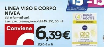 Coop Nivea Crema viso offerta