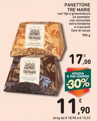 PANETTONE TRE MARIE vari tipi 900 g