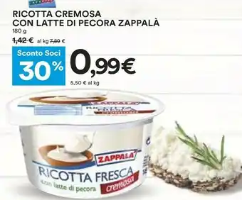 Coop Zappalà Formaggio spalmabile offerta