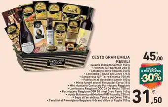 Spazio Conad CESTO GRAN EMILIA REGALI offerta