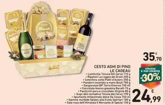 Spazio Conad CESTO AGHI DI PINO LE CADEAU offerta