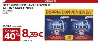 Coop Finish Detersivo lavastoviglie offerta
