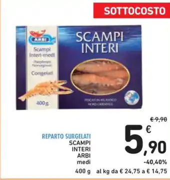 SCAMPI INTERI ARBI 400 g