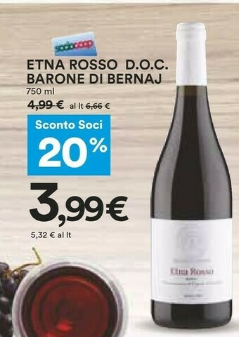 Coop Barone Vino rosso offerta