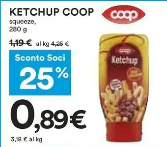 Coop Ketchup offerta