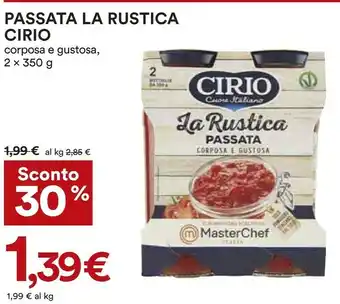 Coop Cirio Passata di pomodoro offerta