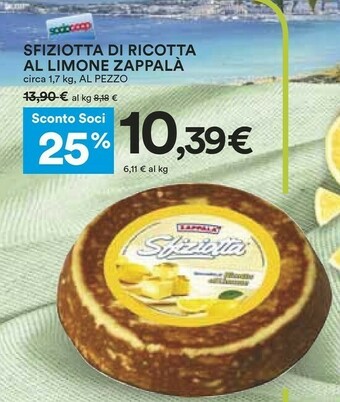 Coop Zappalà Ricotta offerta