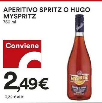 Coop Myspritz Aperitivo offerta