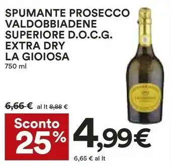 Coop La Gioiosa Prosecco offerta