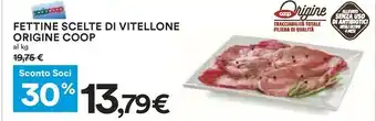 Coop Coop Fettine Scelte Di Vitellone Origine offerta