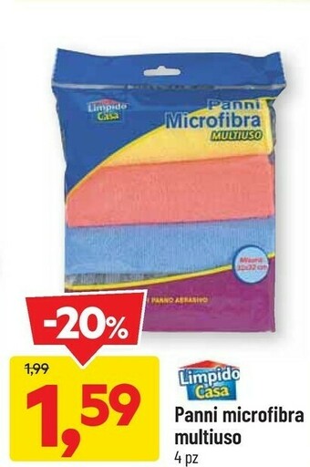 DPiù Panni Microfibra Multiuso offerta