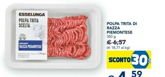 Esselunga Esselunga Polpa Trita Di Razza Piemontese offerta