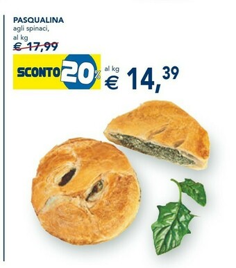 Esselunga Pasqualina Agli Spinaci offerta