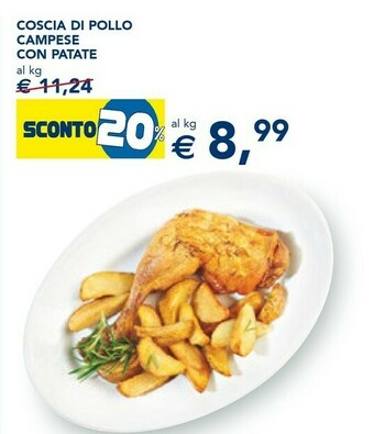 Esselunga Coscia Di Pollo Campese Con Patate offerta