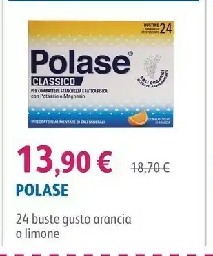 Lloyds Farmacia Polase 24 Buste Gusto Arancia offerta