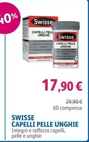 Lloyds Farmacia Swisse Capelli Pelle Unghie offerta