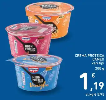 Spazio Conad CREMA PROTEICA CAMEO vari tipi 200 g offerta