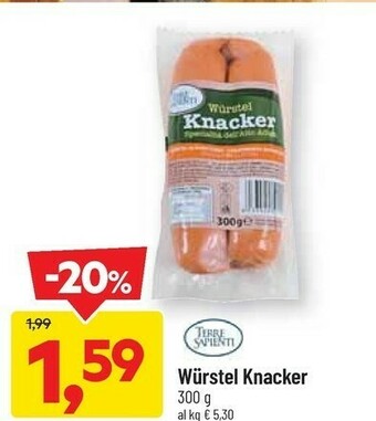 DPiù Terre Knacker Wurstel offerta