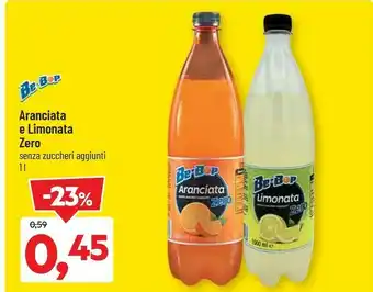 DPiù Bebop Aranciata E Limonata Zero S offerta