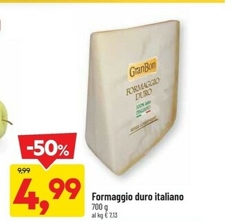 DPiù Formaggio Duro Italiano offerta