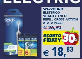 Esselunga Oral-B Spazzolino Elettrico Vitality 100 CrossAction offerta