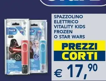 Esselunga Oral-B Vitality Kids Frozen Bambino Spazzolino rotante-oscillante Blu, Rosa offerta