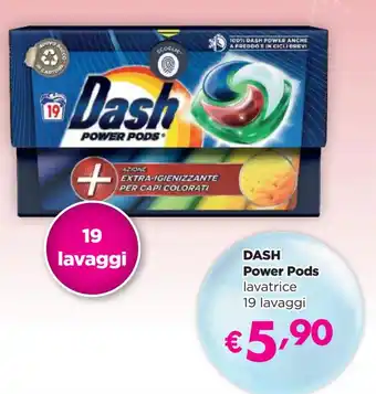 DASH Power Pods lavatrice 19 lavaggi