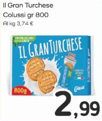 Famila Il Gran Turchese Colussi gr 800 offerta