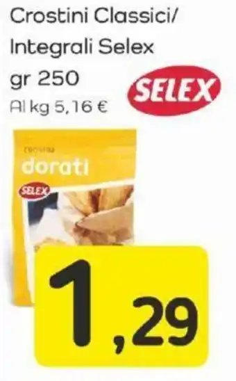 Crostini Classici/ Integrali Selex gr 250