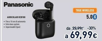 Unieuro Panasonic Auricolari RZB100 offerta