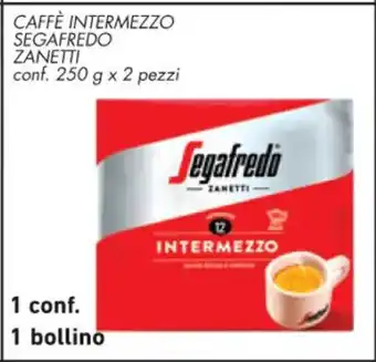 Spazio Conad CAFFÈ INTERMEZZO SEGAFREDO ZANETTI conf. 250 g x 2 pezzi offerta