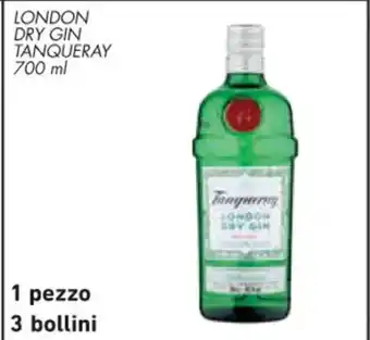 Spazio Conad LONDON DRY GIN TANQUERAY 700 ml offerta