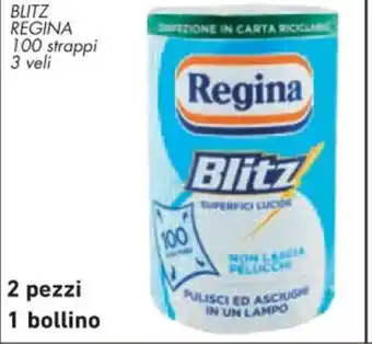 Spazio Conad BLITZ REGINA 100 strappi 3 veli offerta