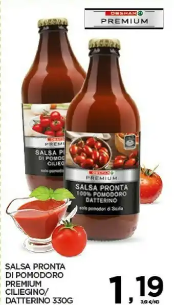 Despar Sole Premium Salsa Pronta Di Pomodoro Ciliegino offerta