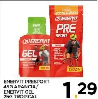 Despar Enervit Ene Sport Gel Gusto Arancia offerta