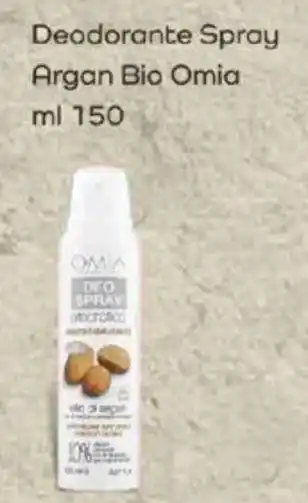 Famila Deodorante Spray Argan Bio Omia ml 150 offerta