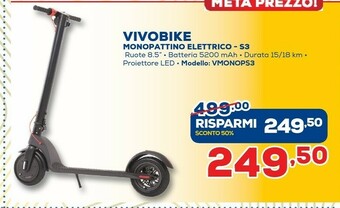Euronics Vivobike Monopattino Elettrico - S3 offerta
