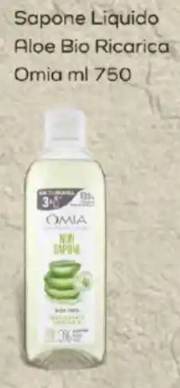 Famila Sapone Liquido Aloe Bio Ricarica Omia ml 750 offerta