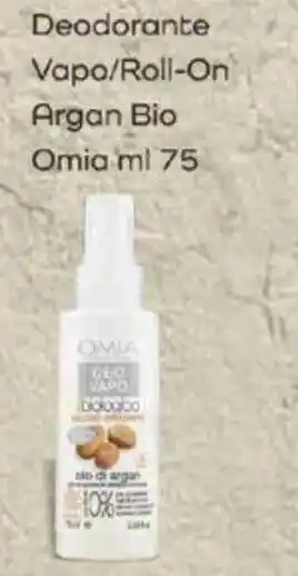 Famila Deodorante Vapo/Roll-On Argan Bio Omia ml 75 offerta