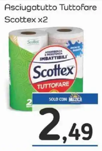 Famila Asciugatutto Tuttofare Scottex x2 offerta