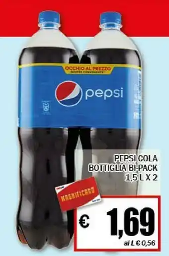 EMMEpiù Pepsi Cola Bottiglia Bi-pack offerta