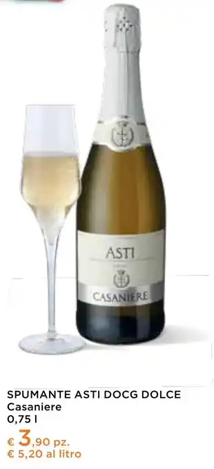 Spazio Conad SPUMANTE ASTI DOCG DOLCE Casaniere 0,75 l offerta