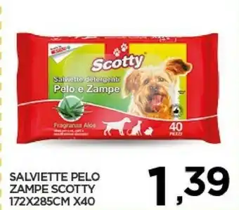Interspar Scotty Salviette Pelo Zampe offerta