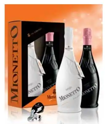 Spazio Conad COFANETTO PROSECCO MIONETTO sergio white e rosè, 75 cl x 2 offerta